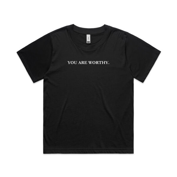 You Are Worthy. - Womens Martina Tee Thumbnail