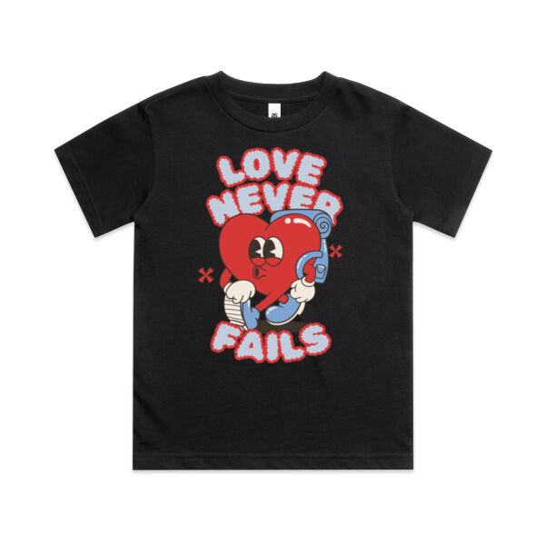 Love Never Fails - Youth Classic T shirt Thumbnail