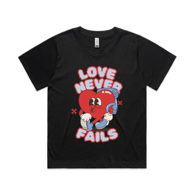 Love Never Fails - Womens Martina Tee Thumbnail