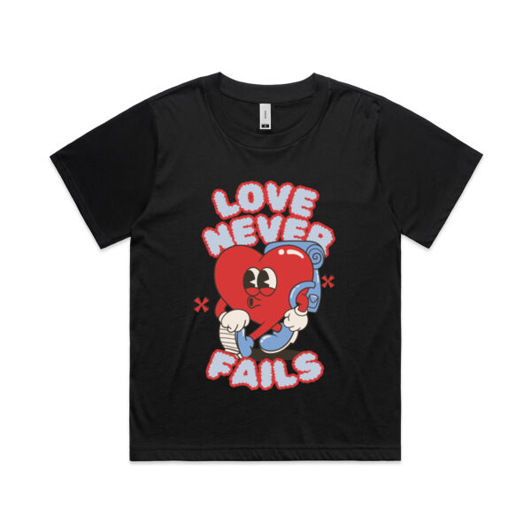 Love Never Fails - Womens Martina Tee Thumbnail