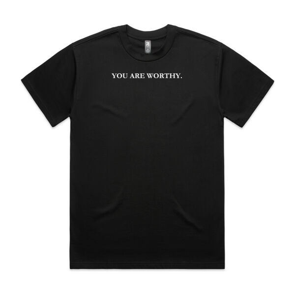 You Are Worthy. - Mens Heavy Tee Thumbnail